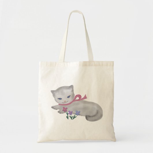 De kleine Kitten Canvas tas (Voorkant)