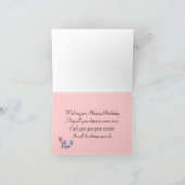 De kleine kitten verjaardag Kaart (Binnen)