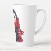 De Kleine Koffie Pinguïn Latte Mok (Rechts)