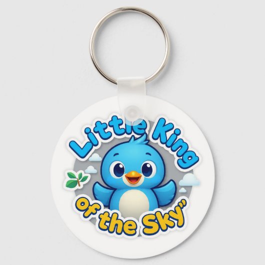 De kleine koning van de hemel sleutelhanger (Voorkant)