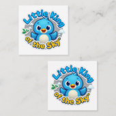 De kleine koning van de hemel vierkante visitekaartje (Voorkant / Achterkant)