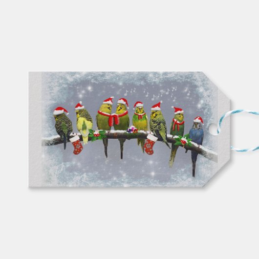 De kleine Labels van de Gift Carollers Cadeaulabel (Voorkant (Horizontaal))