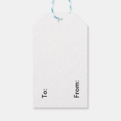 De kleine Labels van de Gift Carollers Cadeaulabel (Achterkant)