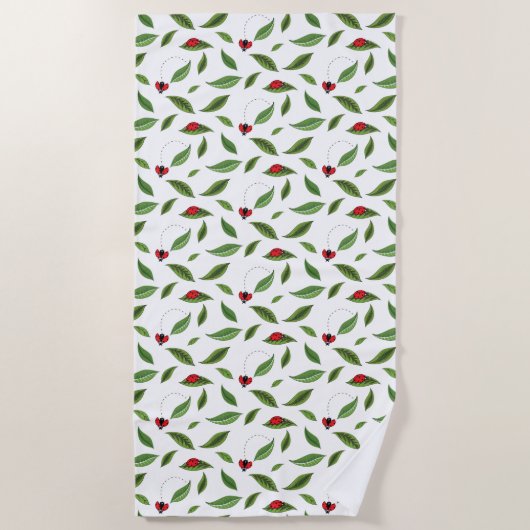 De kleine Ladybugs Strandlaken (Voorkant)