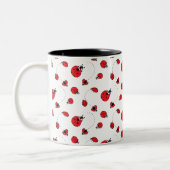 De kleine Ladybugs Tweekleurige Koffiemok (Links)