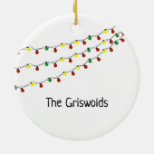 De kleine lichten zijn niet twinkelend keramisch ornament (Achterkant)