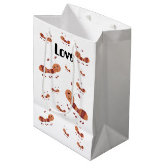 De kleine mier zijn kleine zakje vol liefde.
