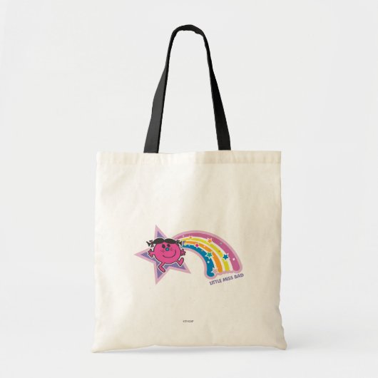 De kleine Miss Bad & Rainbow Tote Bag (Voorkant)