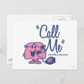 De kleine Miss Chatterbox Briefkaart (Voorkant / Achterkant)