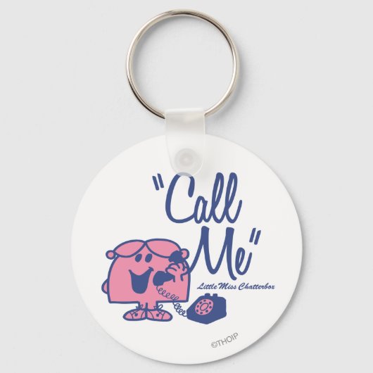 De kleine Miss Chatterbox Sleutelhanger (Voorkant)