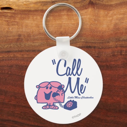 De kleine Miss Chatterbox Sleutelhanger (Voorkant)