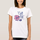 De kleine Miss Chatterbox T-shirt (Voorkant)