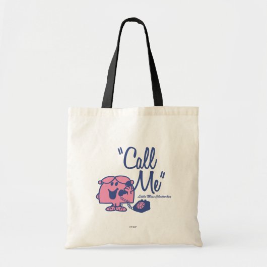 De kleine Miss Chatterbox Tote Bag (Voorkant)
