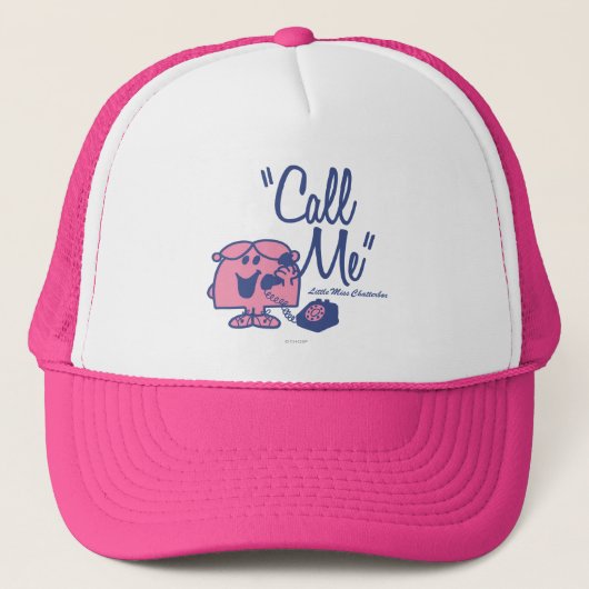 De kleine Miss Chatterbox Trucker Pet (Voorkant)