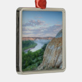 De kleine Missouri-rivier aan de Kleine Metalen Ornament (Rechts)