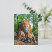 "De kleine moeder" Briefkaart (Staand voorkant)