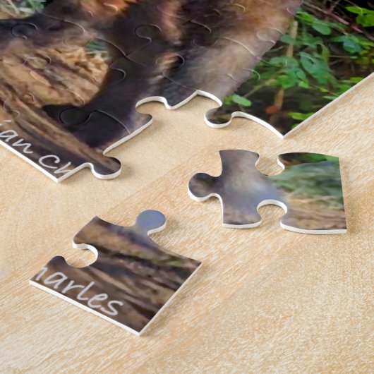 De kleine moeder legpuzzel (Zijkant)