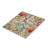 De kleine muis op de bladeren tegeltje (Zijkant)