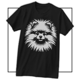 De kleine MVP: Pomeranian Pop Art Jersey Stijl T-shirt