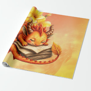 De Kleine Mystieke Draak. Cadeaupapier