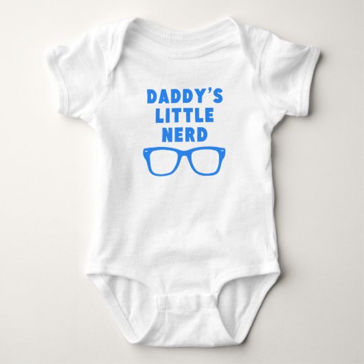 De kleine nerd van papa romper (Voorkant)