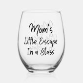 De kleine ontsnapping van mama in een glas (Voorkant)