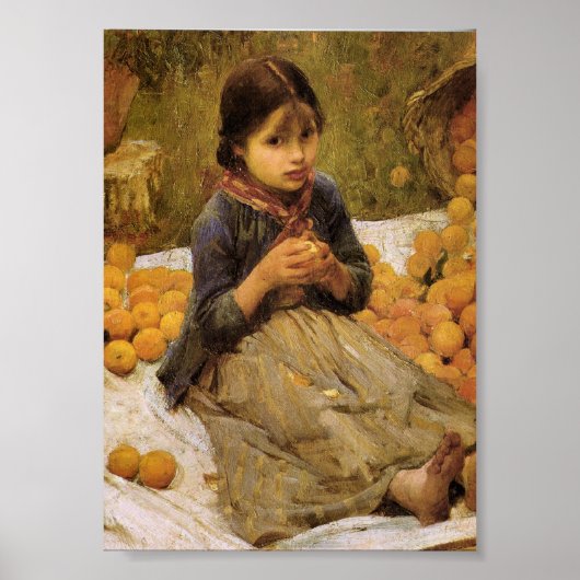 De kleine Oranje Gatherer Poster (Voorkant)