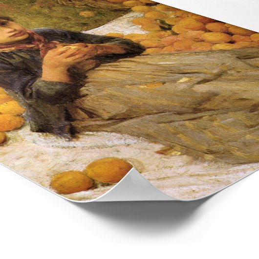 De kleine Oranje Gatherer Poster (Hoek)