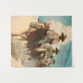 De kleine Posse begon op zijn reis Wandkleed (Voorkant (horizontaal))