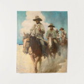 De kleine Posse begon op zijn reis Wandkleed (Voorkant)