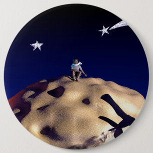 DE KLEINE PRINCE Digital Art Button