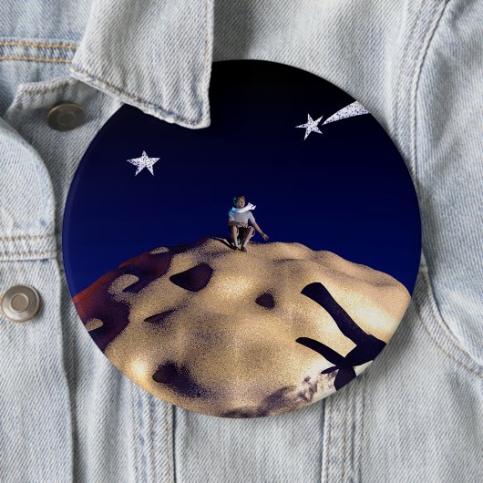 DE KLEINE PRINCE Digital Art Button (In situ)