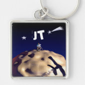 DE KLEINE PRINCE Monogram Sleutelhanger (Voorkant)