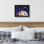 DE KLEINE PRINCE na "Le Petit Prince - Canvas Afdruk (Insitu (Slaapkamer))
