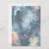 De kleine prins Aquarel Verjaardag Kaart (Achterkant)