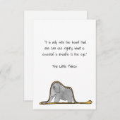 De kleine prins bedankkaart (Voorkant / Achterkant)