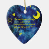 De kleine prins citeert keramische versiering keramisch ornament (Rechts)