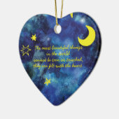 De kleine prins citeert keramische versiering keramisch ornament (Links)