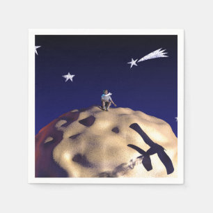 DE KLEINE PRINS Digitale Kunst Papieren servetten