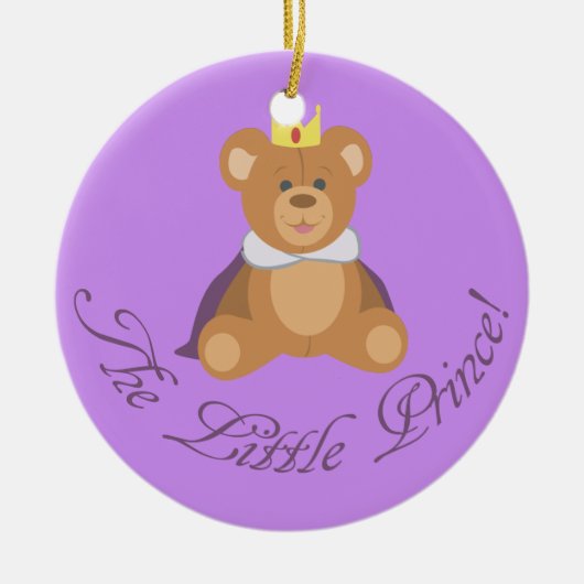 De kleine prins keramisch ornament (Voorkant)