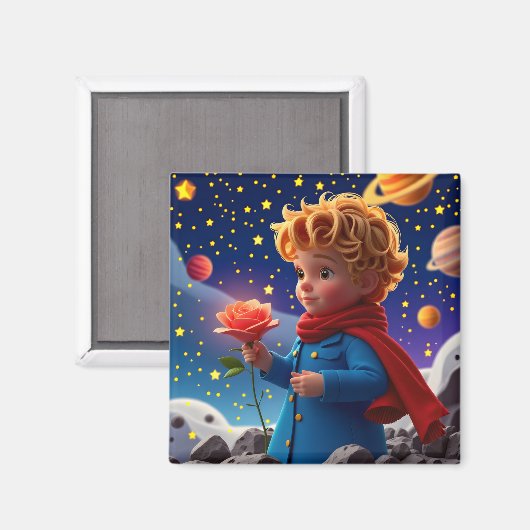 De kleine prins magneet (Voorkant / Achterkant)