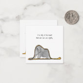 De kleine prins notitiekaartje (Voorkant / Achterkant in situ)