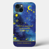de kleine prins QUOTE Persoonlijke naam Case-Mate iPhone Case (Achterkant)