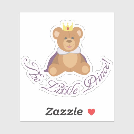 De kleine prins sticker (Vel)