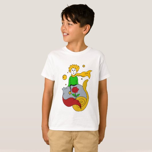 De kleine prins t-shirt (Voorkant volledig)