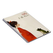 de kleine prinses en de kikker notitieboek (Rechterzijde)