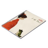 de kleine prinses en de kikker notitieboek (Linkerzijde)