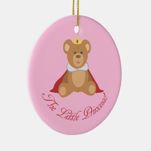 De kleine prinses keramisch ornament (Rechts)