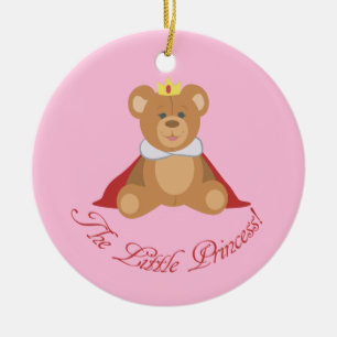 De kleine prinses keramisch ornament
