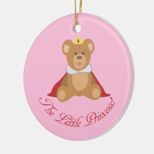 De kleine prinses keramisch ornament (Links)